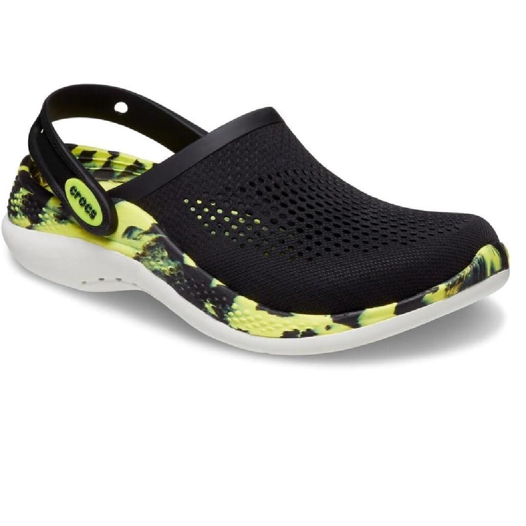 Crocs Literide 360 Marbled Clog - BLK