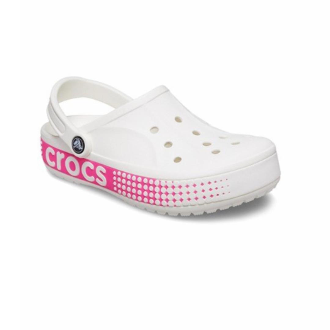Crocs Bayaband Clog - WHT/PNK