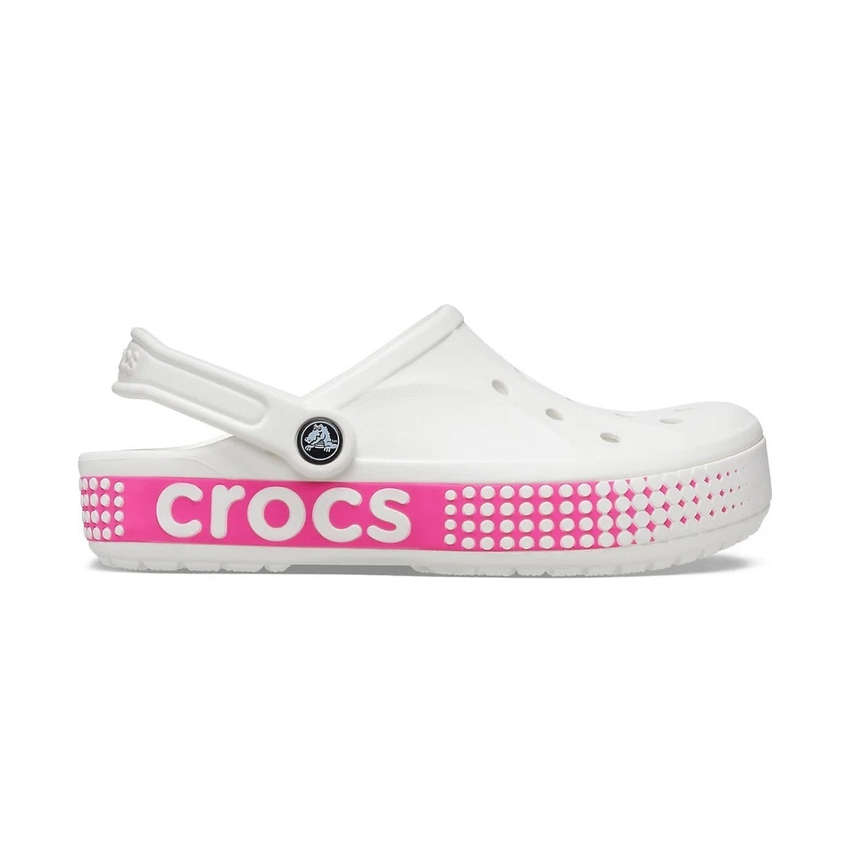 Crocs Bayaband Clog - WHT/PNK
