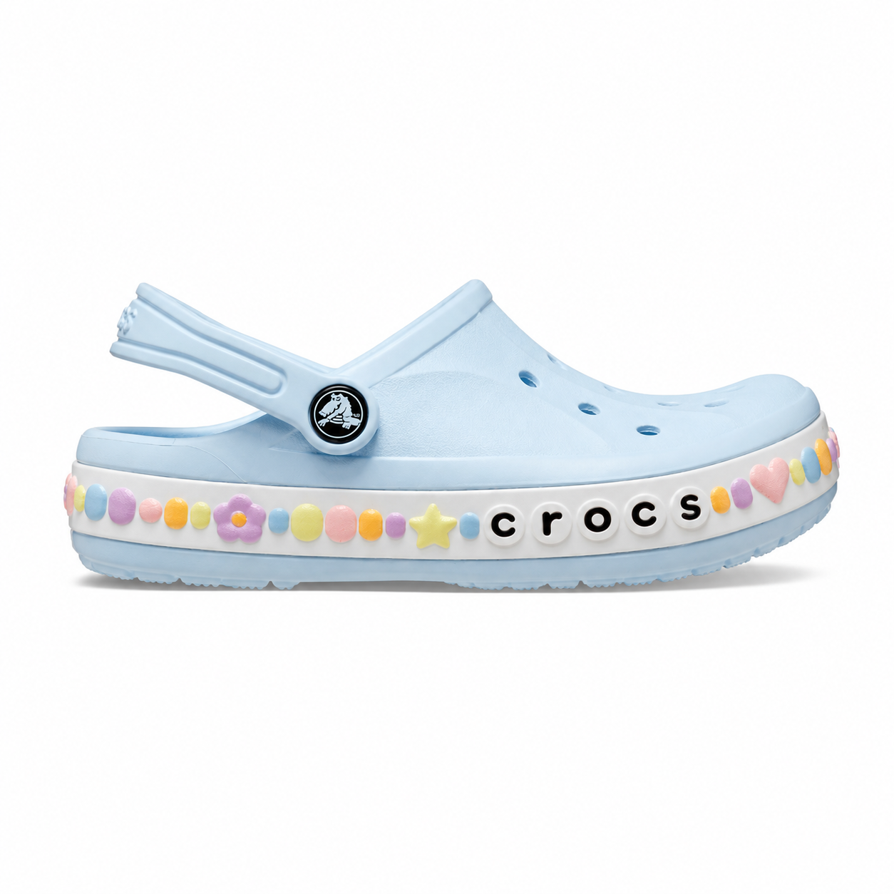 Crocs Bayaband Hearts Kids Clog - BLU