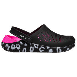 Crocs Literide Marbled Clog - BLK/PNK