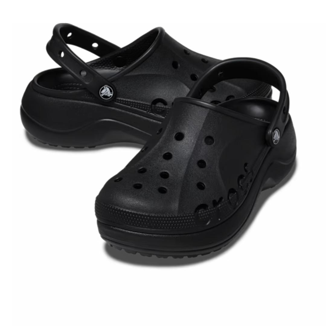 Crocs Baya Platform Clog - BLK