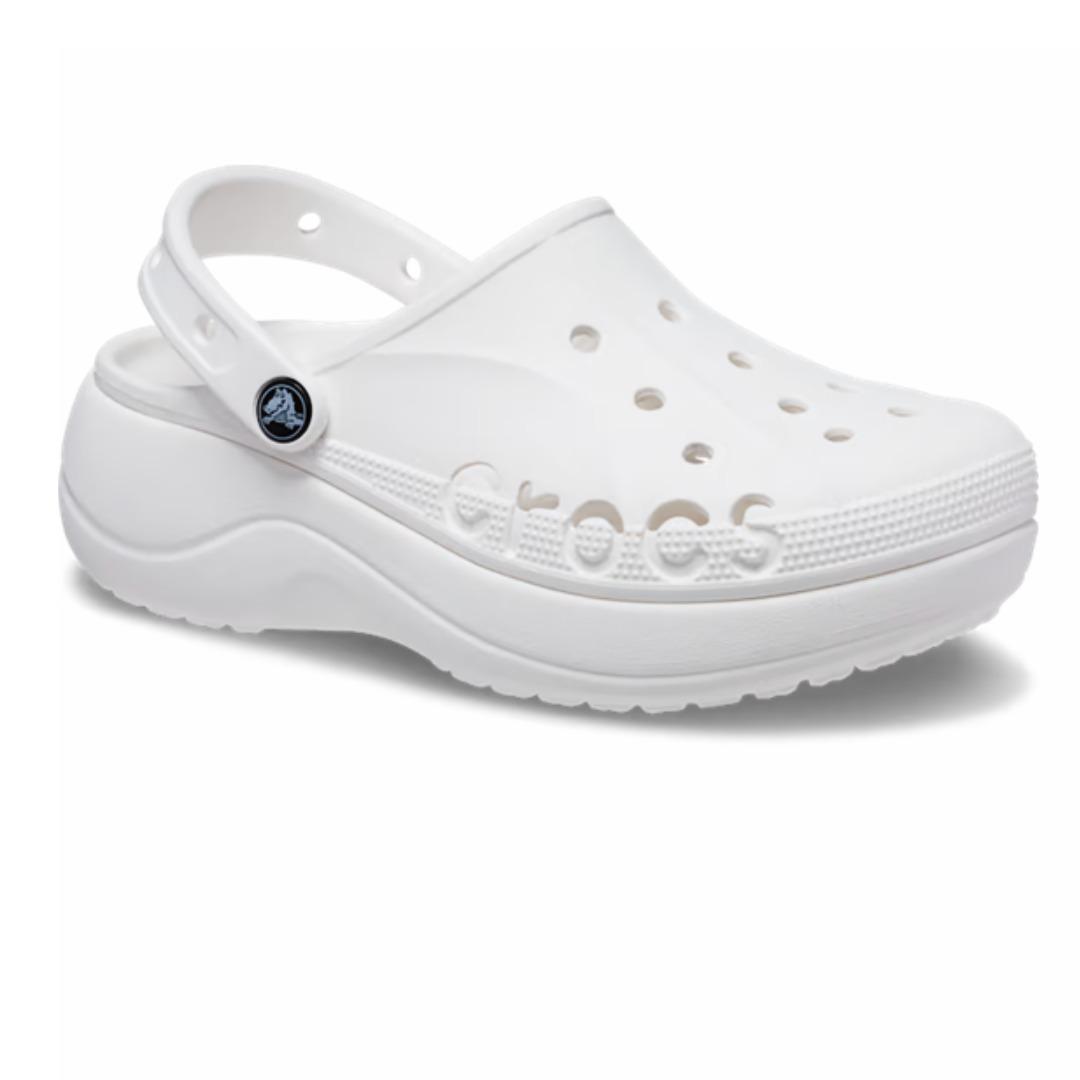 Crocs Baya Platform Clog - WHT