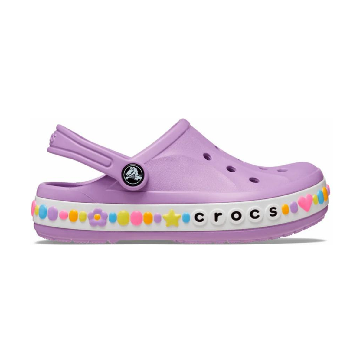 Crocs Bayaband Hearts Kids Clog- PUR